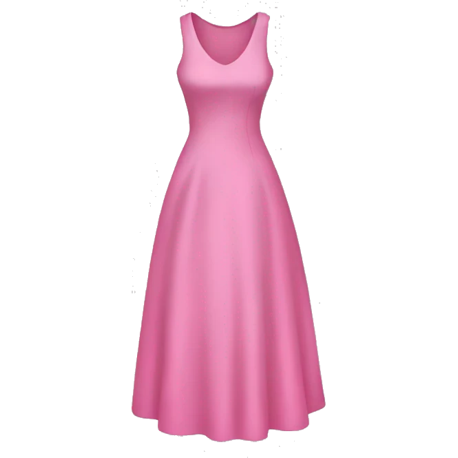 Pink dress emoji