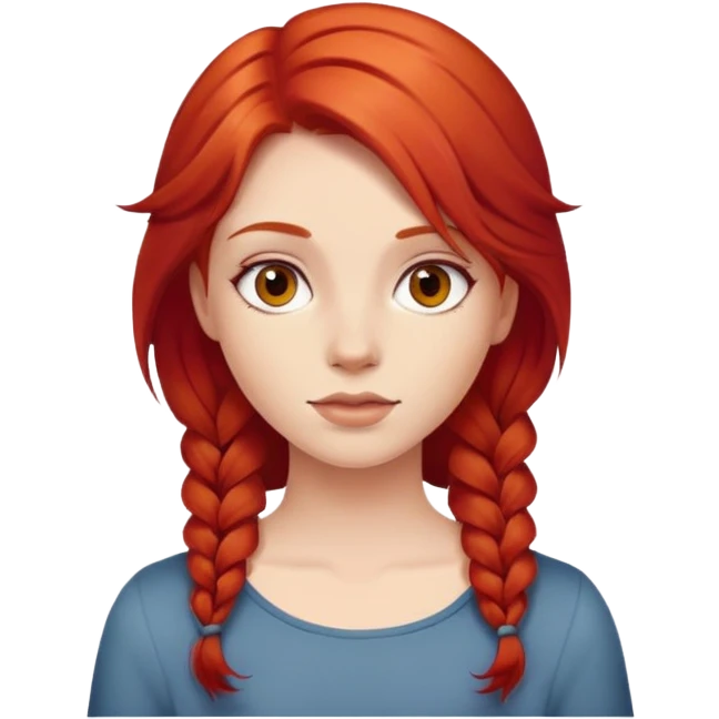 girl with red hair emoji