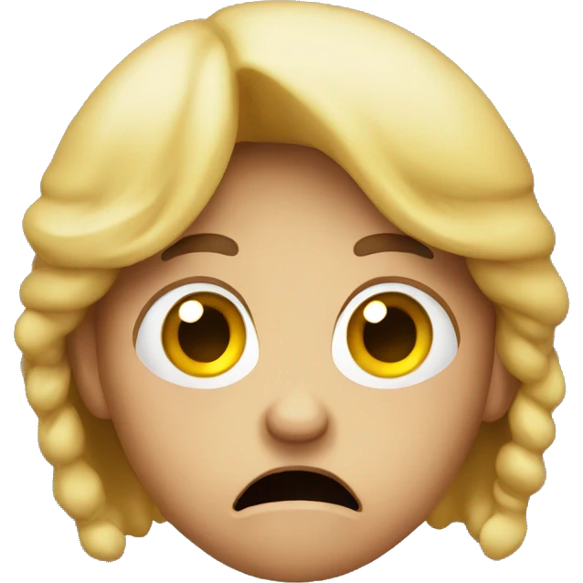 Someone that is scared emoji