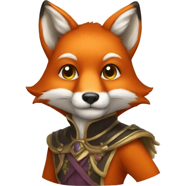 Fox in costume emoji