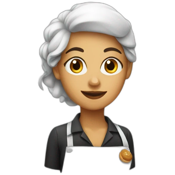 Barista woman emoji