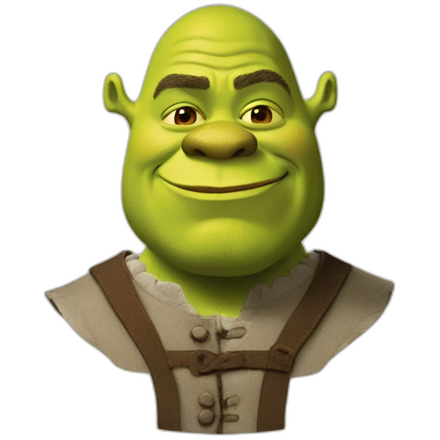 Shrek dans son marais emoji