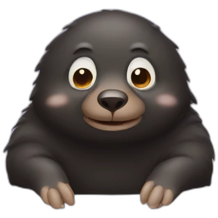mole with no eyes emoji