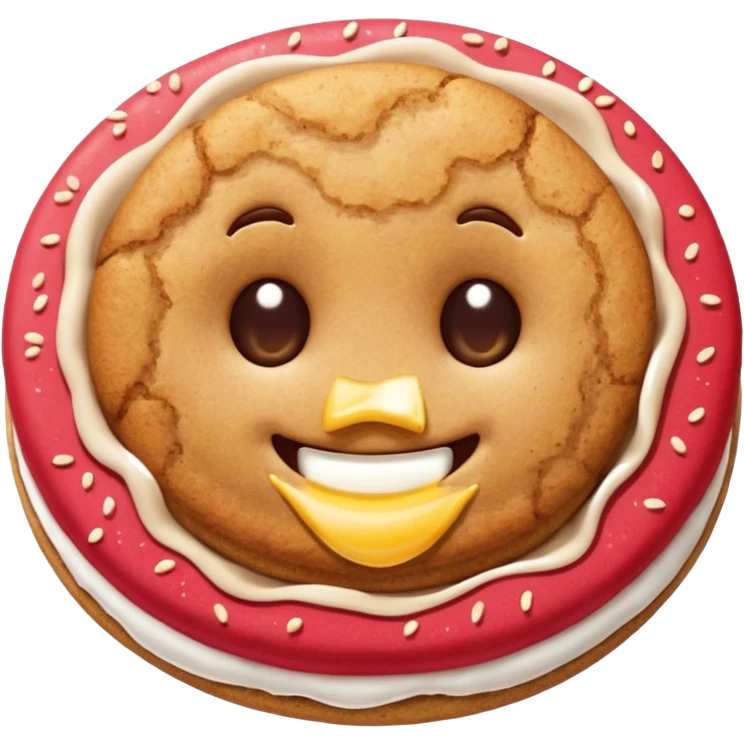 Snickerdoodle cookie emoji