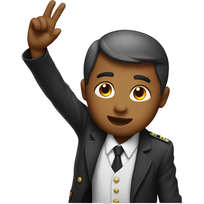 emoji saluting emoji