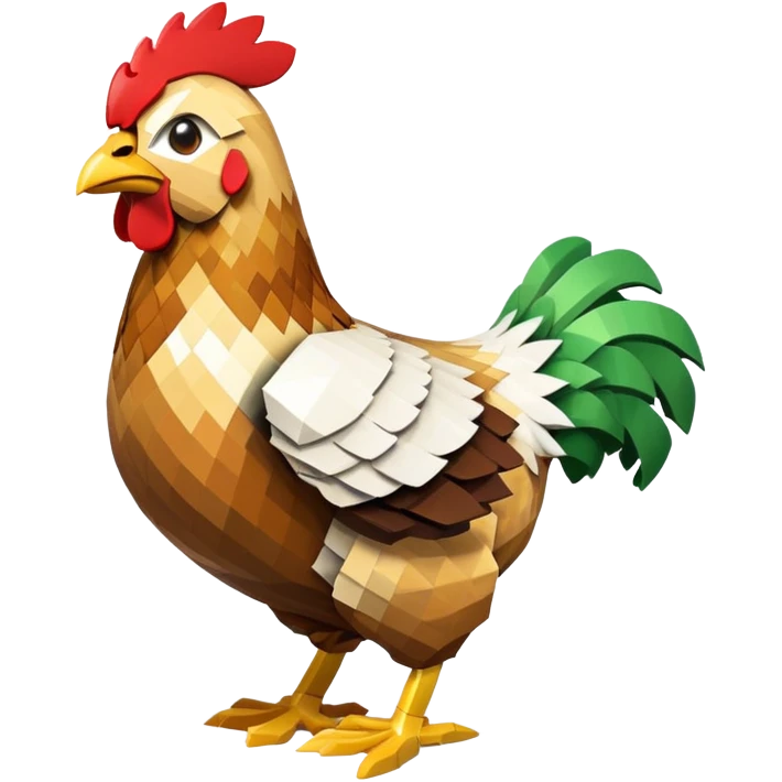 Chicken jockey from minecraft emoji