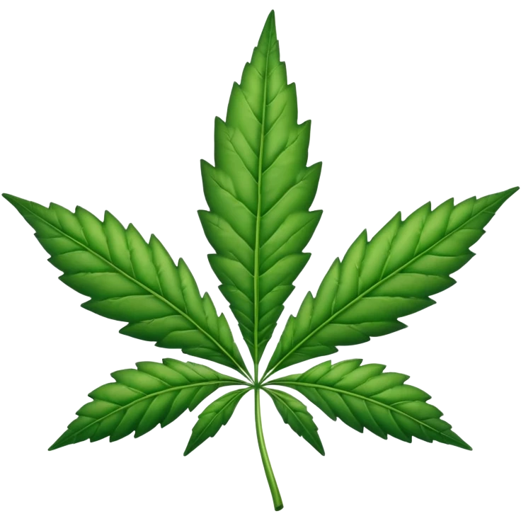 Weed leaf emoji