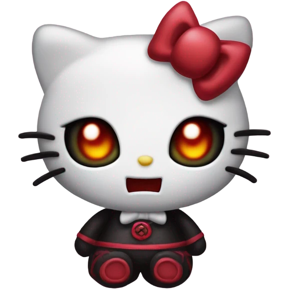 demon hello kitty emoji