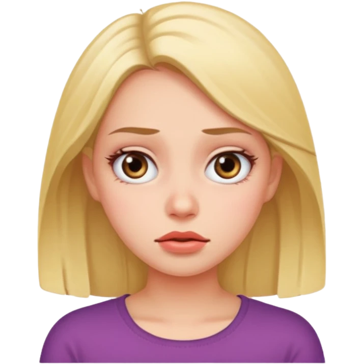 Girl rolling eyes  emoji