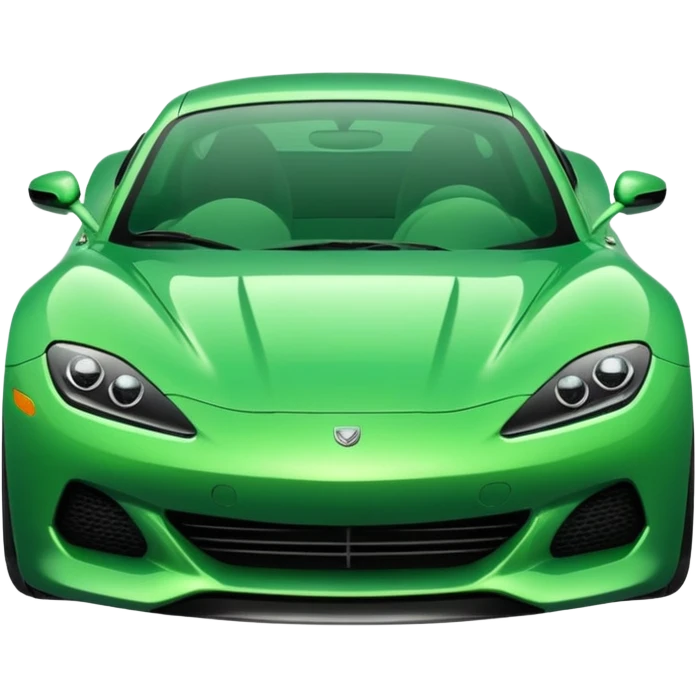 green sports car emoji
