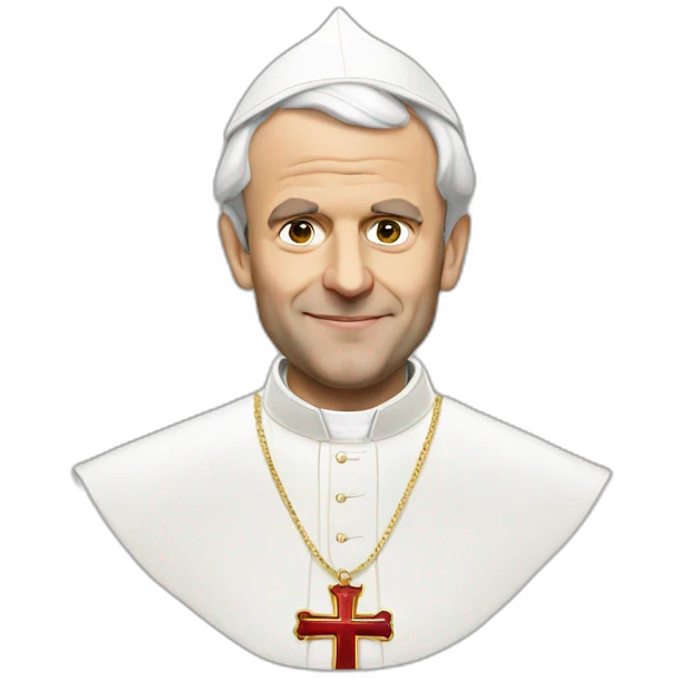 macron pope emoji