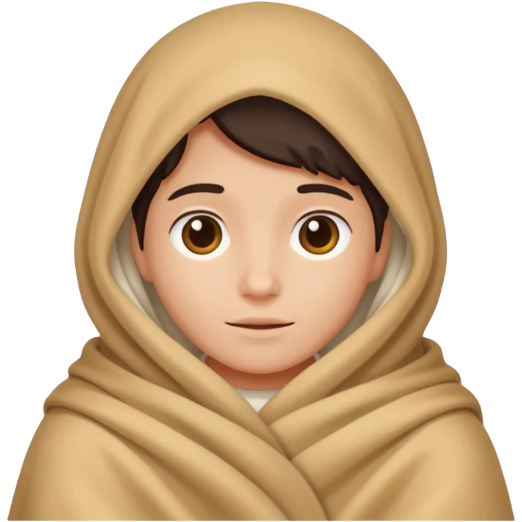 Someone under the blanket emoji