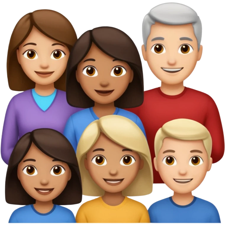 multicultural people emoji