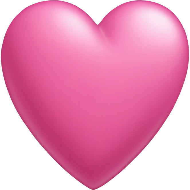 Pink heart emoji