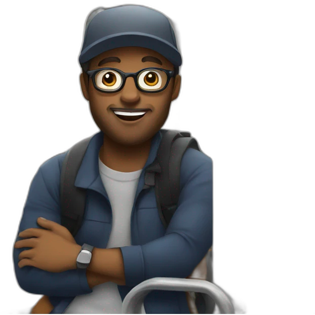 public transit fanatic riding that train choo choo emoji