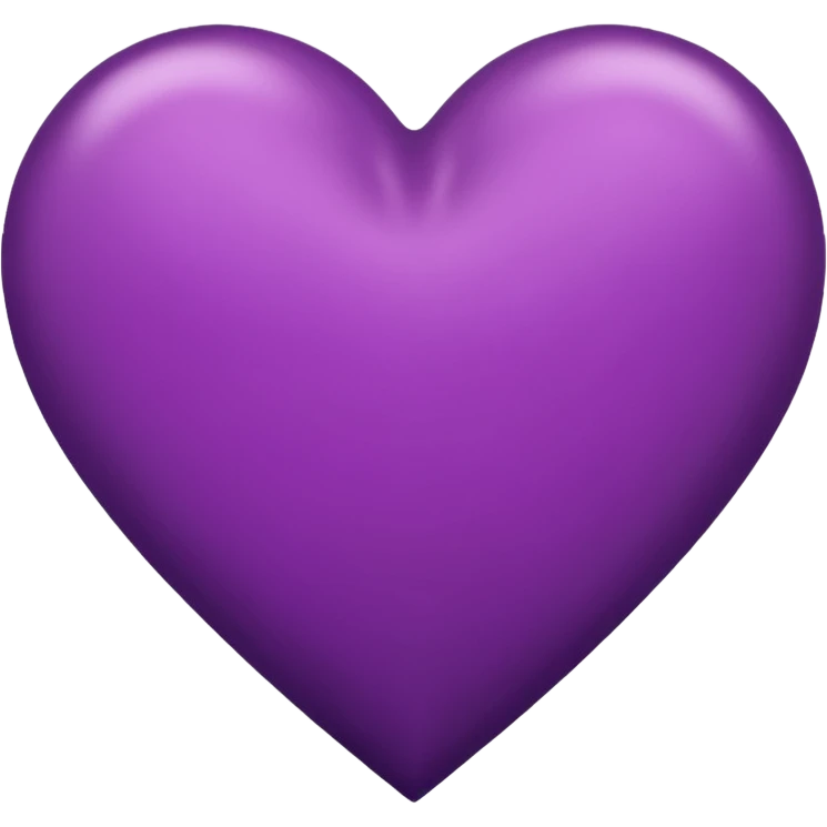 Dark violet like pink heart  emoji