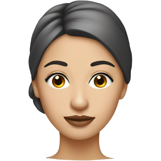 Rhinoplasty nose cast on woman emoji