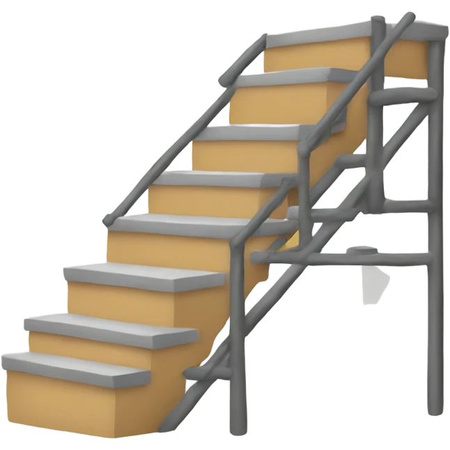 Stairs with legs emoji
