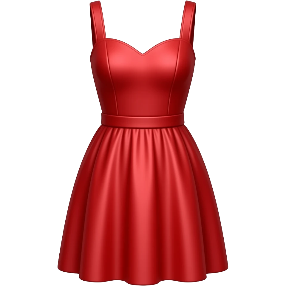 vestido rojo emoji