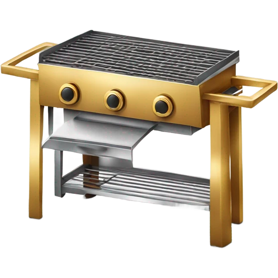 Golden grill emoji