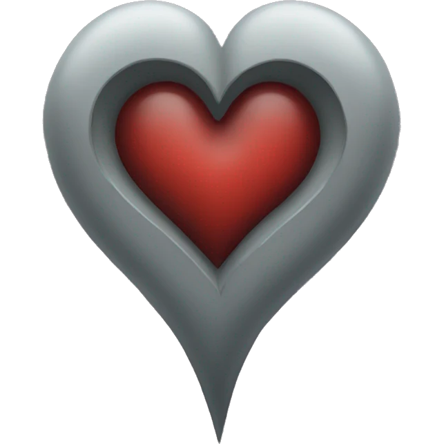 Hollow heart emoji