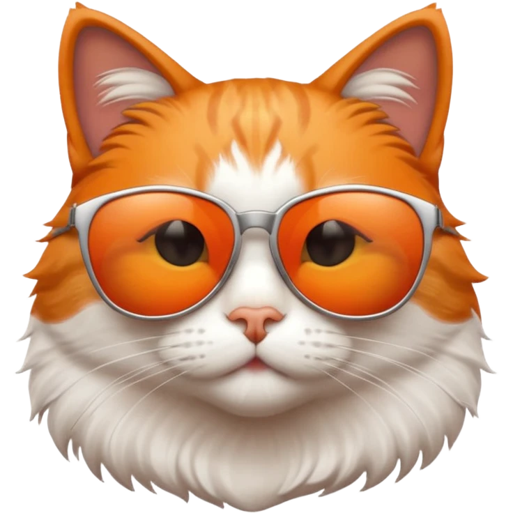 Cat wearing sunglasses emoji