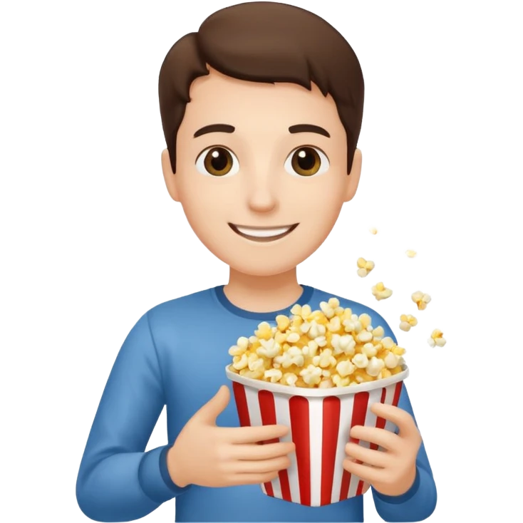 persona viendo cine emoji