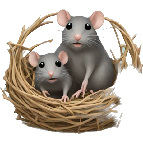 rat nest emoji