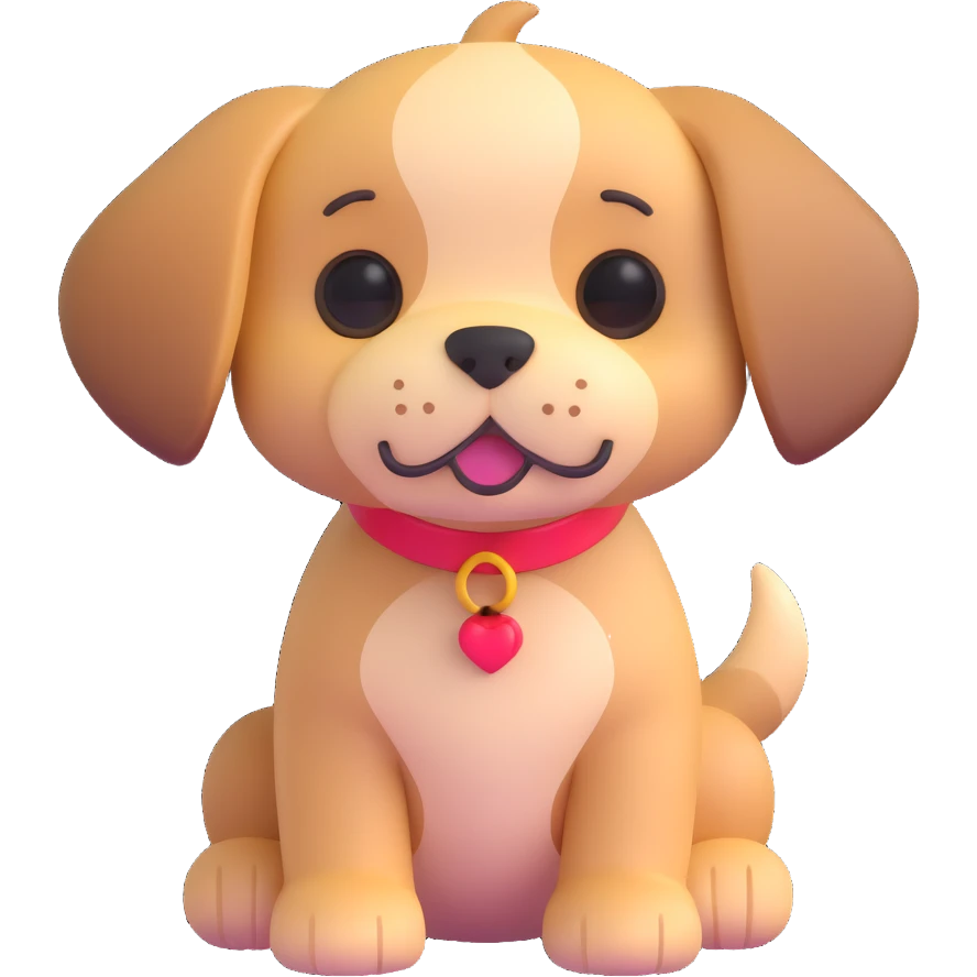 adorable little puppy emoji