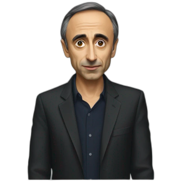 Éric zemmour noir emoji