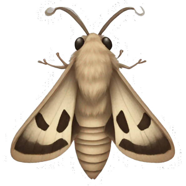 Moth emoji