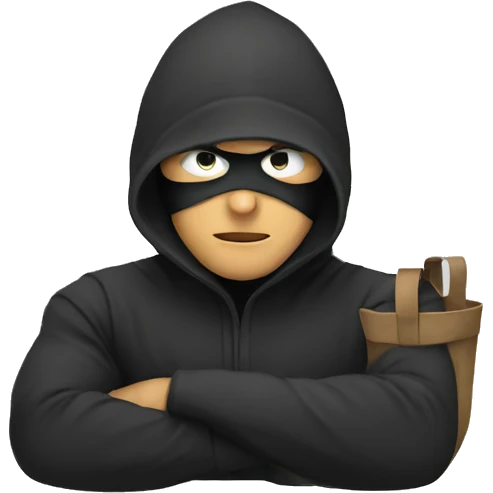 a thief  emoji