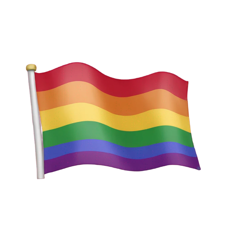 lesbian pride flag emoji