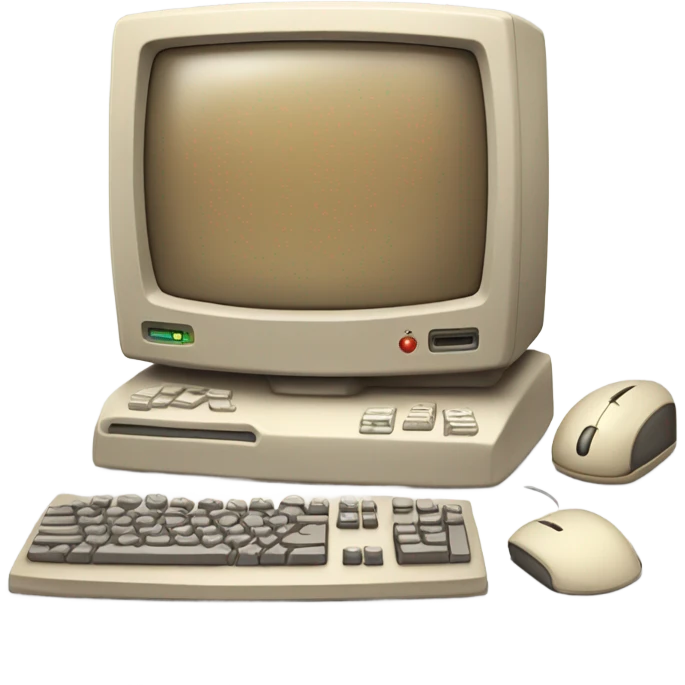 old personal compu emoji