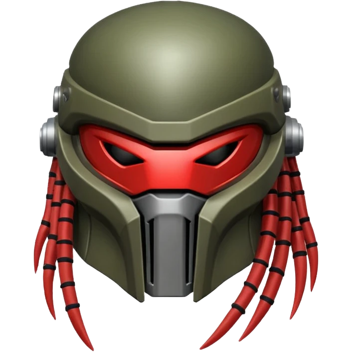 predator helmet emoji