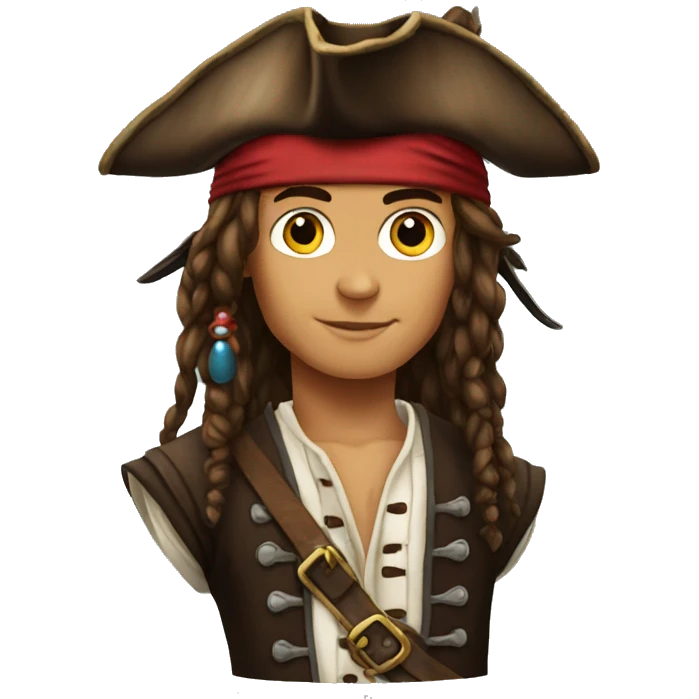 young jack sparrow emoji