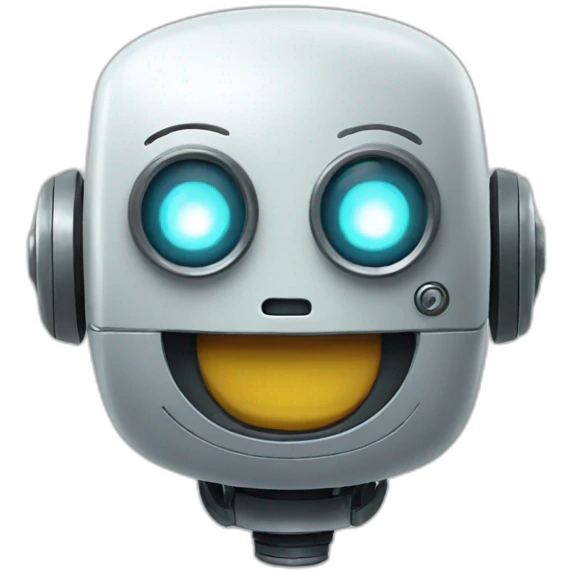 happy robot emoji