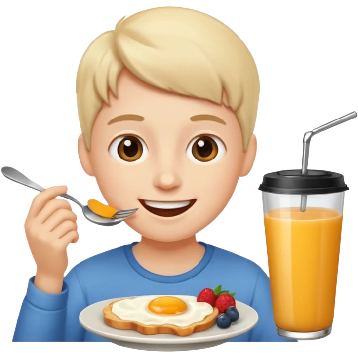 eat breakfast emoji