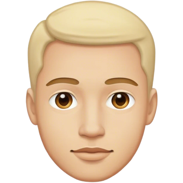 Man behind a three emoji