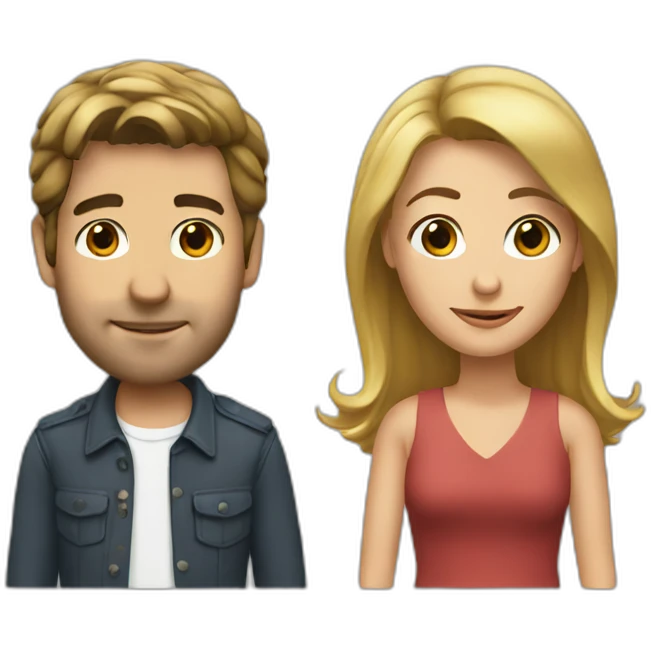 Rachel and ross emoji