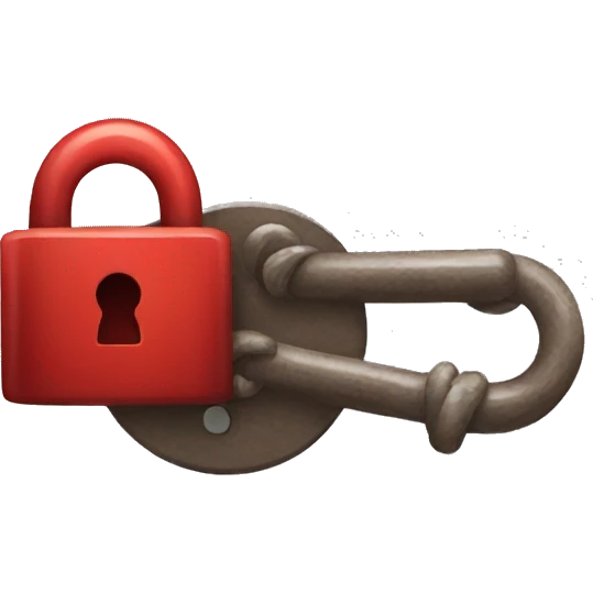 Red lock emoji