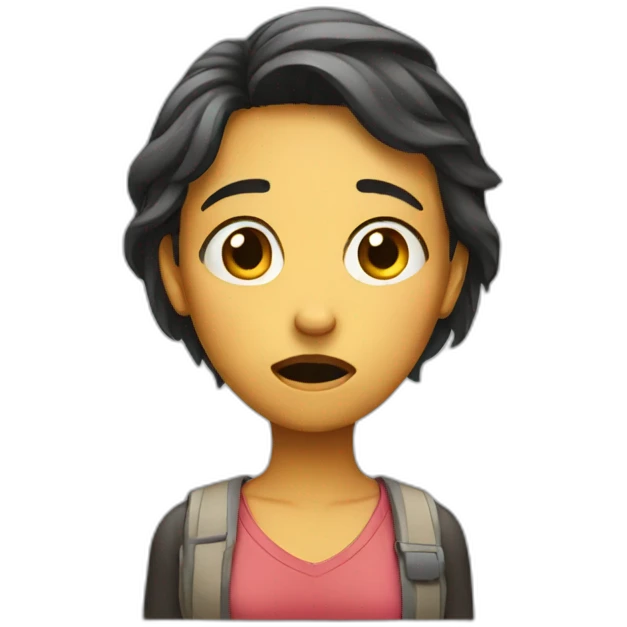 confused girl emoji