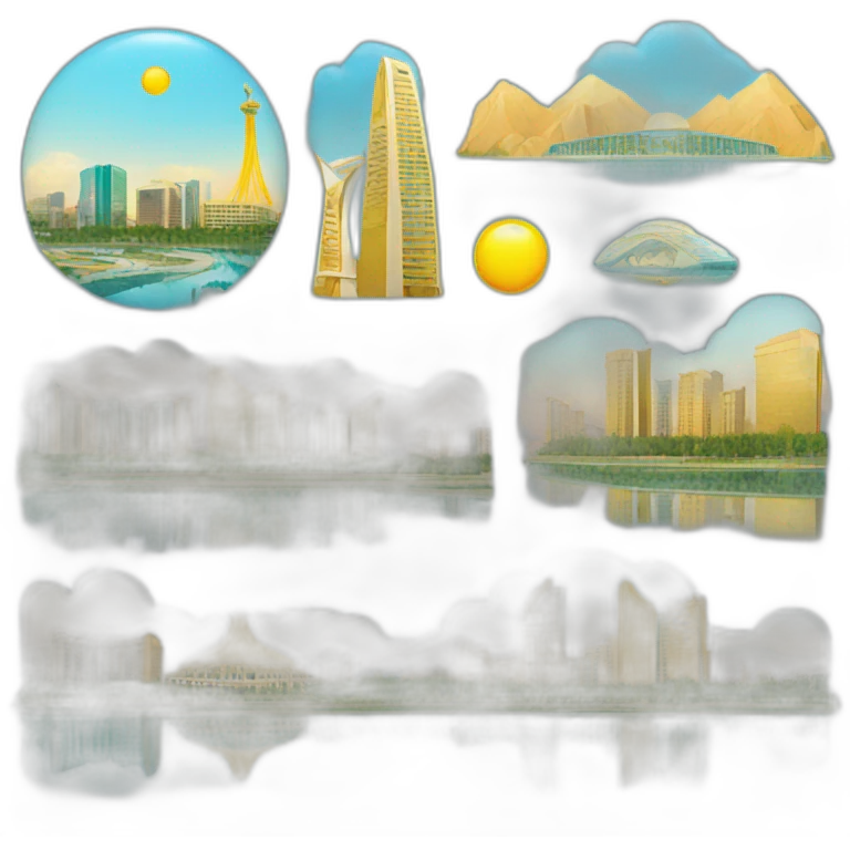 capital of Kazakhstan ASTANA emoji