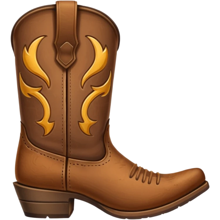 Cowboy boot emoji