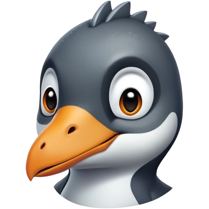 Dinosaur penguin  emoji