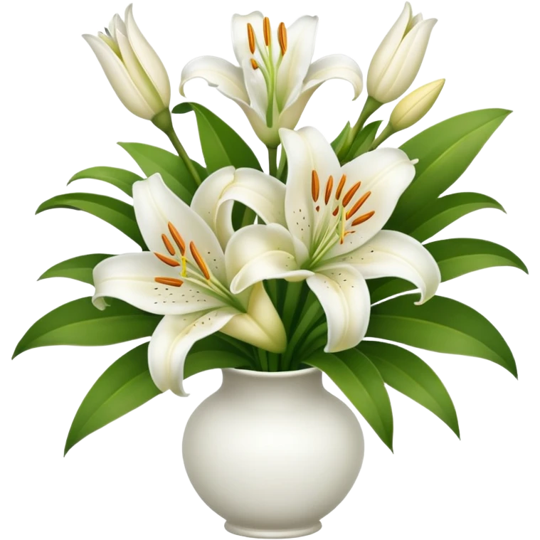 bouquet of lilies emoji