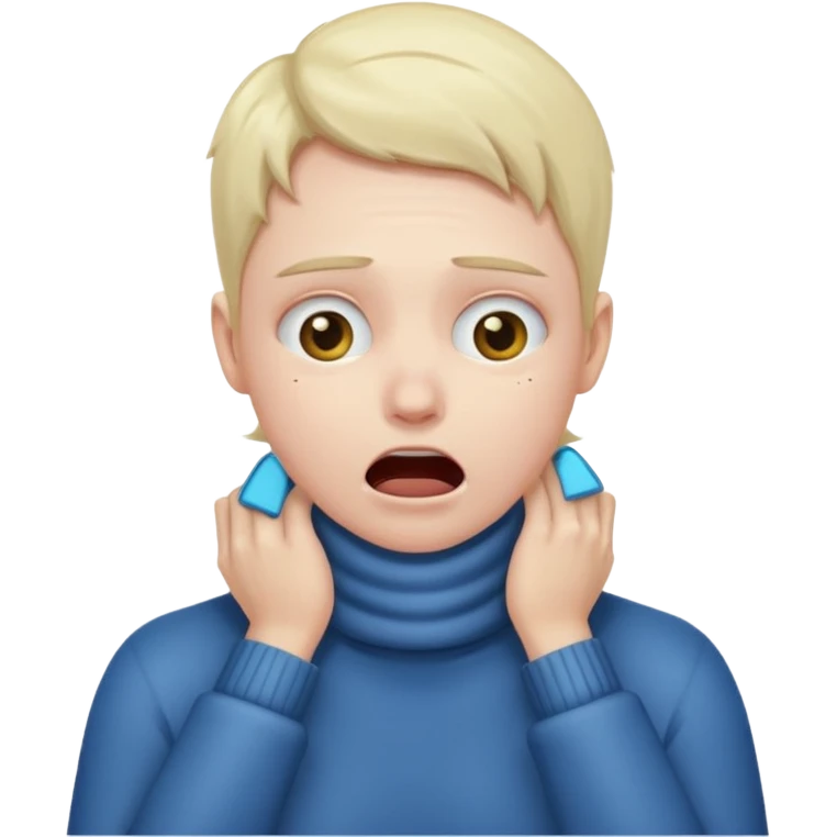 Choking myself emoji