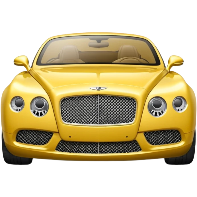 Yellow Bentley emoji