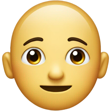 Emoji holding left hand up on middle of forehead forming the shape of an L with pointer finger and thumb emoji