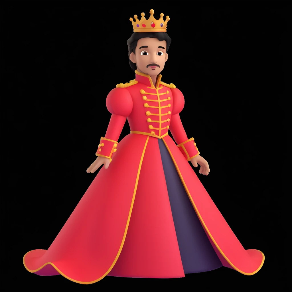 prince in red dress, royal background emoji